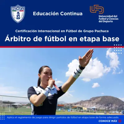 Árbitro de Fútbol en etapa base