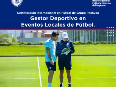 Gestor deportivo en eventos locales de fútbol