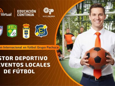 Gestor deportivo en eventos locales de fútbol