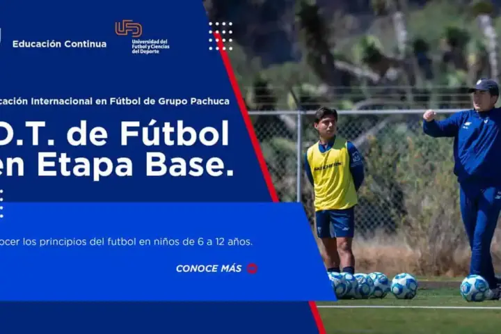 Director técnico de fútbol en etapa base + Congreso 2026