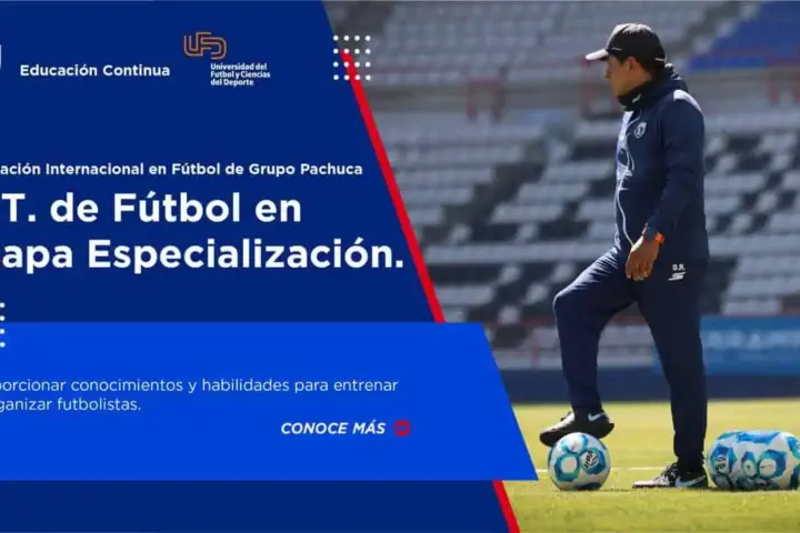 Director técnico de fútbol en etapa de especialización + Congreso 2026