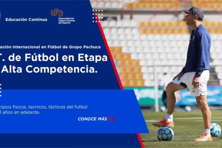 Director técnico de fútbol en etapa de alta competencia + congreso 2026
