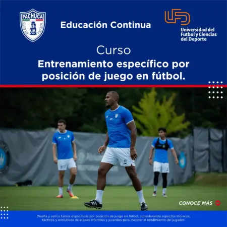 Taller Entrenamiento específico por posición de juego en fútbol